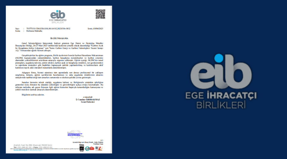 EİB referans mektubu